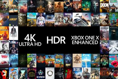 רשימת המשחקים המשופרים ל-Xbox One X