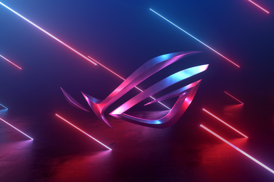 Заставка asus rog