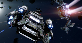 Star Citizen - צפו בקרב חלל בפעולה