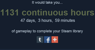 כמה זמן ייקח לשחק את כל ספריית ה-Steam שלכם?