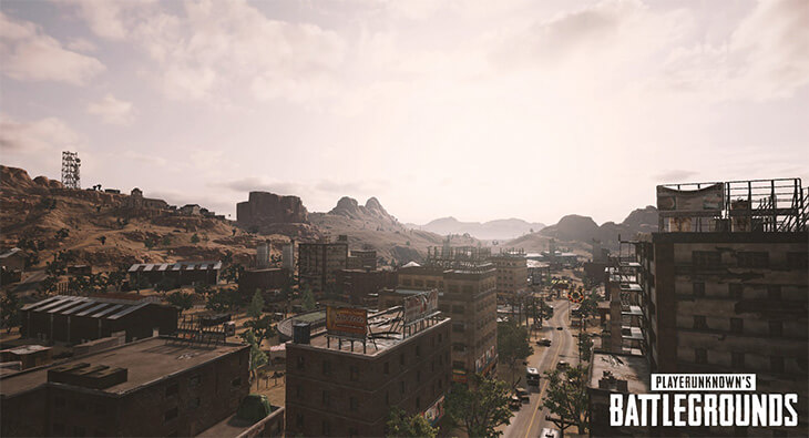PlayerUnknowns Battlegrounds Desert map